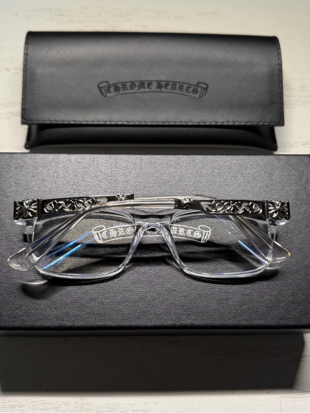 Chrome Hearts Clear Frames & Lens Glasses - Picture 2 of 5